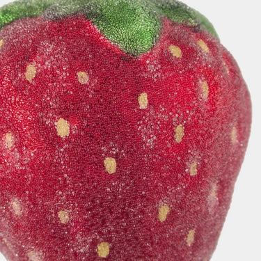 Sugared Strawberry Decoration Large Red
